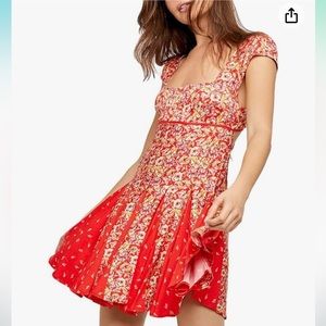 Free People Floral Mini Dress